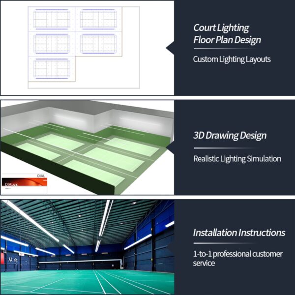 ZLK-DS Indoor Pickleball Court Lights 3 ZLK-DS Indoor Pickleball Court Lights 3