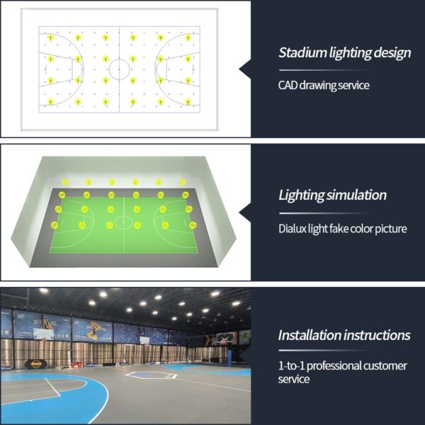 ZLK-GDT Indoor Basketball Court Lights 2 ZLK-GDT Indoor Basketball Court Lights 2