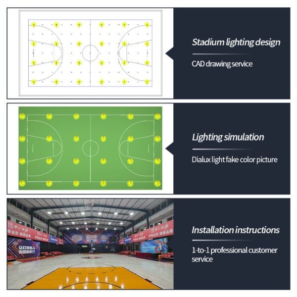 ZLK-KB Indoor Basketball Court Lights 5 ZLK-KB Indoor Basketball Court Lights 5